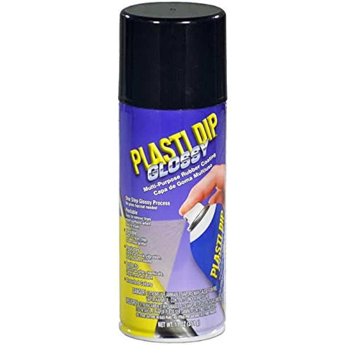 Plasti Dip GLOSSY BLACK RIM KIT, 11 OZ AEROSOL, PACK OF 4 CANS WITH BONUS CANGUN TOOL - COMBINES BOTH COLOR COAT AND GLOSS FINISH - Image 2